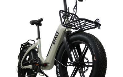 Das Faltbare Blaupunkt Enno Fahrrad mit breiten Fatbike-Reifen für mehr Stabilität (Foto: Blaupunkt)