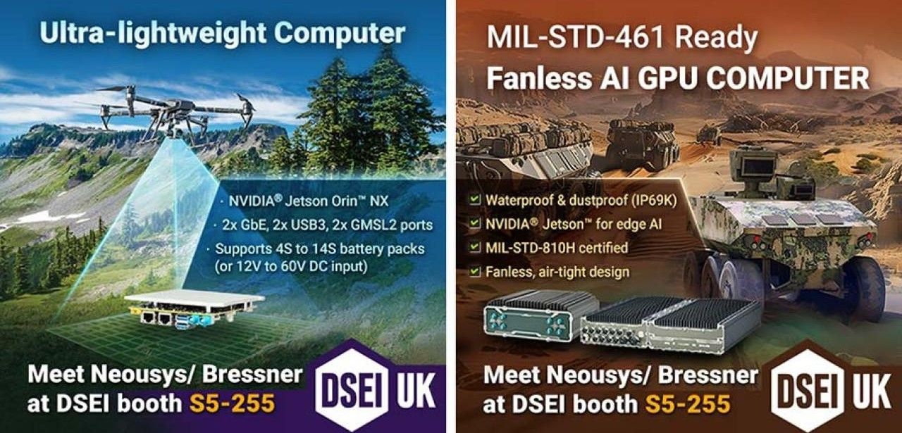Neousys und Bressner präsentieren auf DSEI 2025 robuste (Foto: Neousys Technology Inc.)