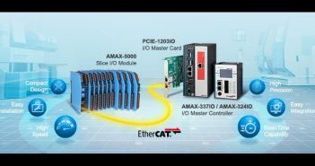 Skalierbares EtherCAT-I/O-System mit AMAX-5074 und AMAX-5000 Modulen für (Foto: AMC - Analytik & Messtechnik GmbH Chemnitz)